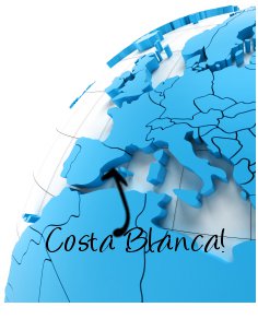 Costa Blanca, Spain on map