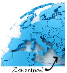 Zakynthos/Zante on map