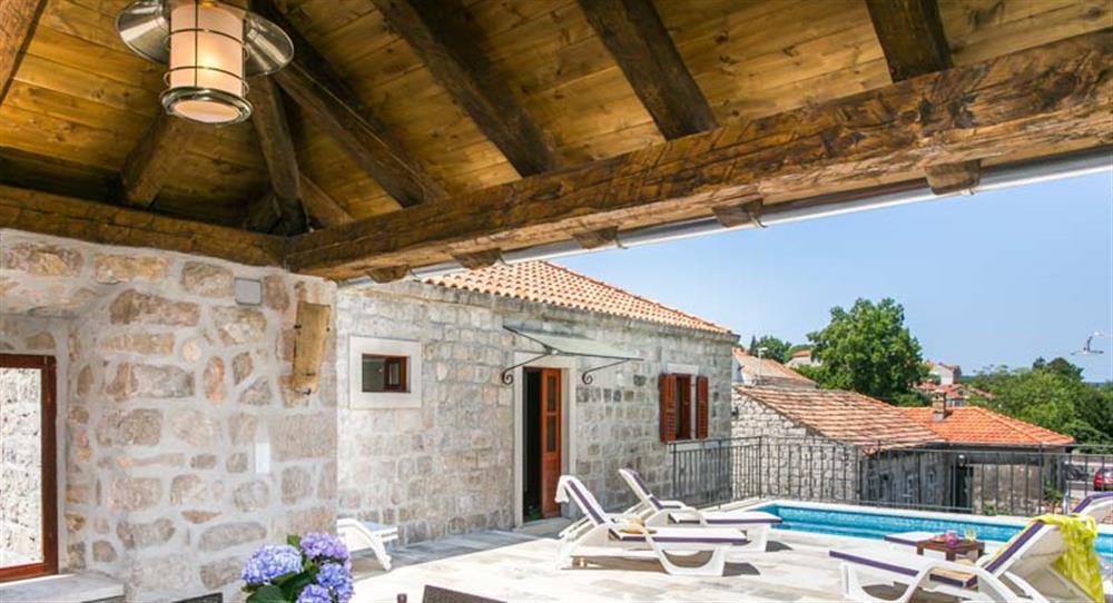 Villa Olive Stone in Dubrovnik, Croatia has 3 bedrooms