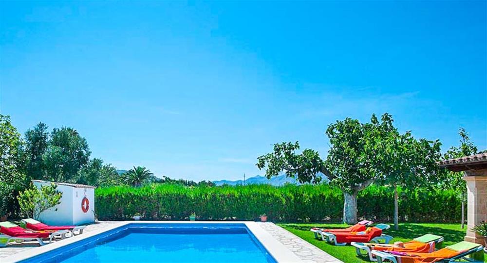 Villa Burgues in Alcudia, Majorca has 3 bedrooms