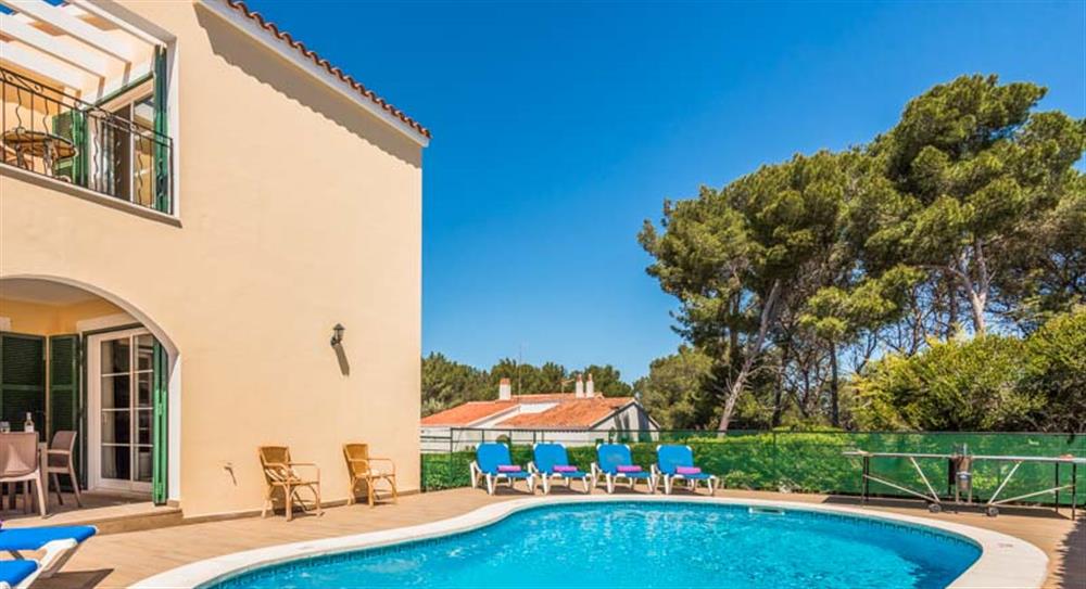 Villa Carmela in Cala Galdana, Menorca has 4 bedrooms