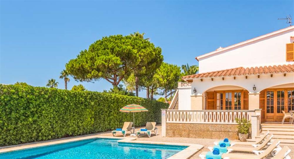 Villa Jalima in Cala Blanca, Menorca has 5 bedrooms