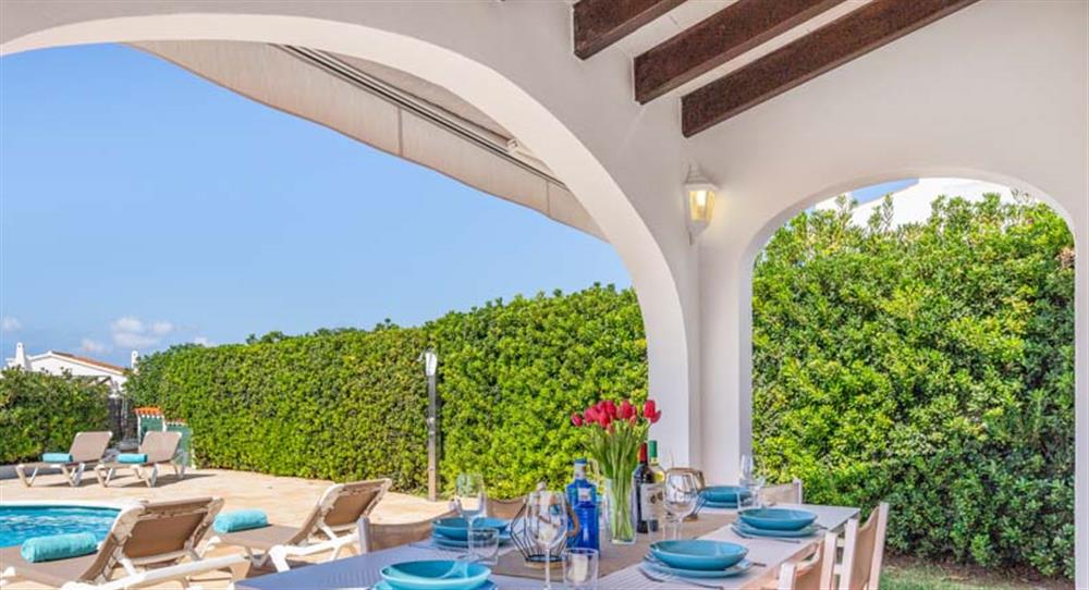 Villa Janis in Cala'n Bosch, Menorca has 3 bedrooms