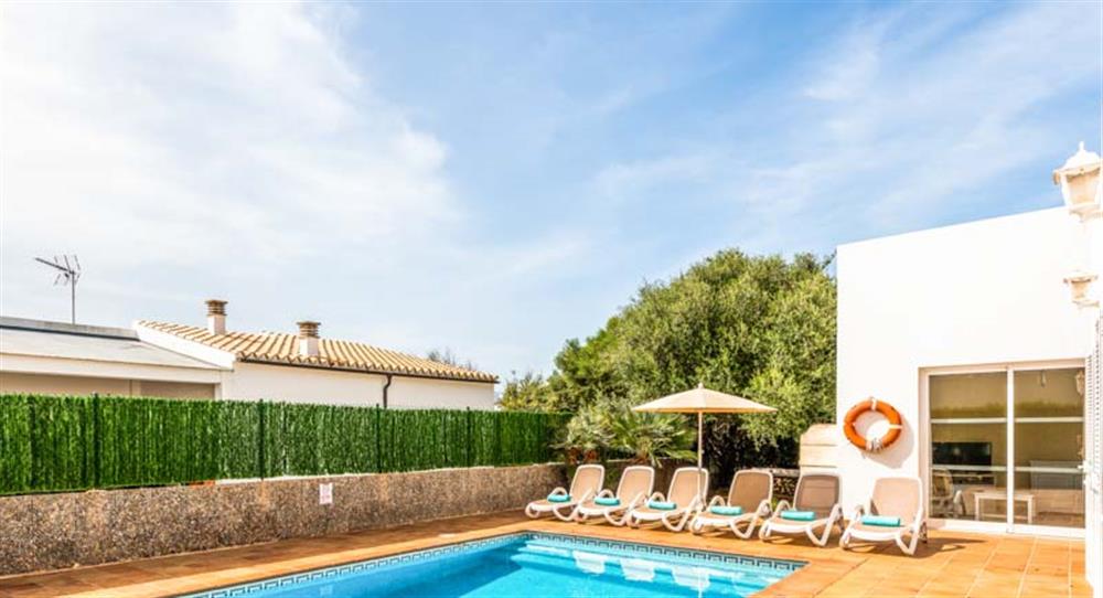 Villa Lucia in Cala'n Forcat, Menorca sleeps 6 people