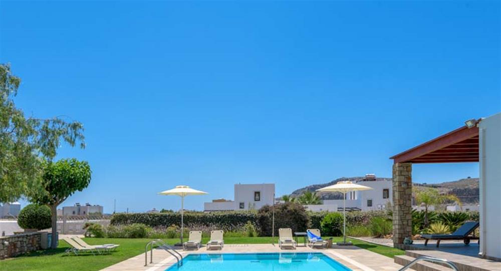 Villa Ariadne Lindos in Lindos, Rhodes sleeps 8 people