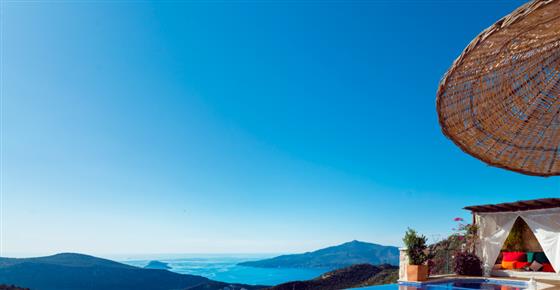 Manzara, Kalkan, Lycian Coast, Turkey